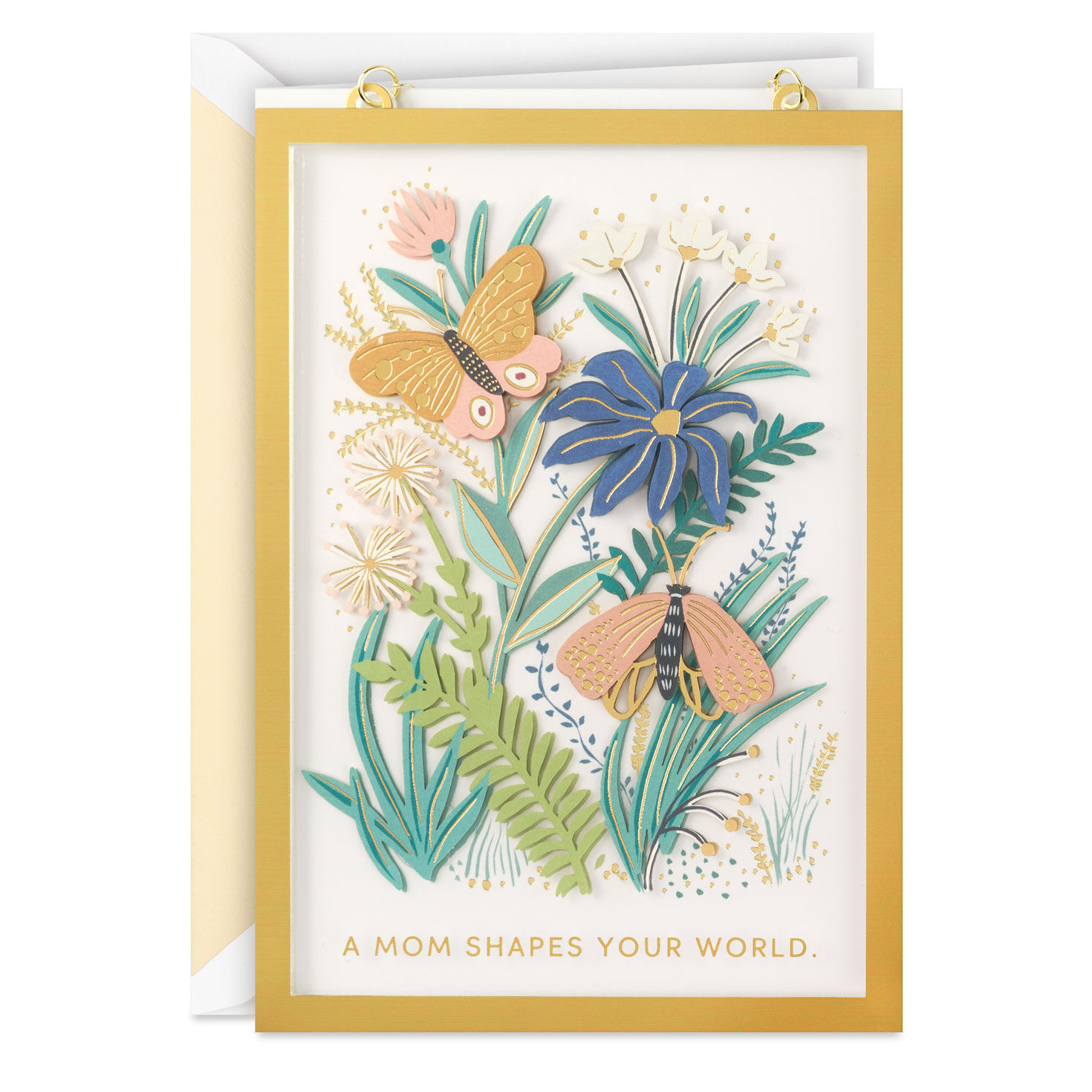Elegant Floral Shadow Box Mother's Day Card  image number 1