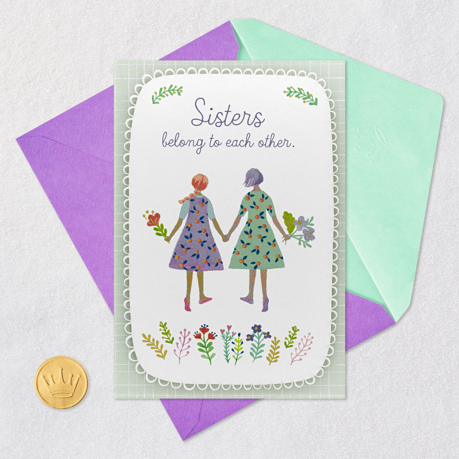 Our Hearts Keep Us Close Birthday Card for Sister, , large image number 5