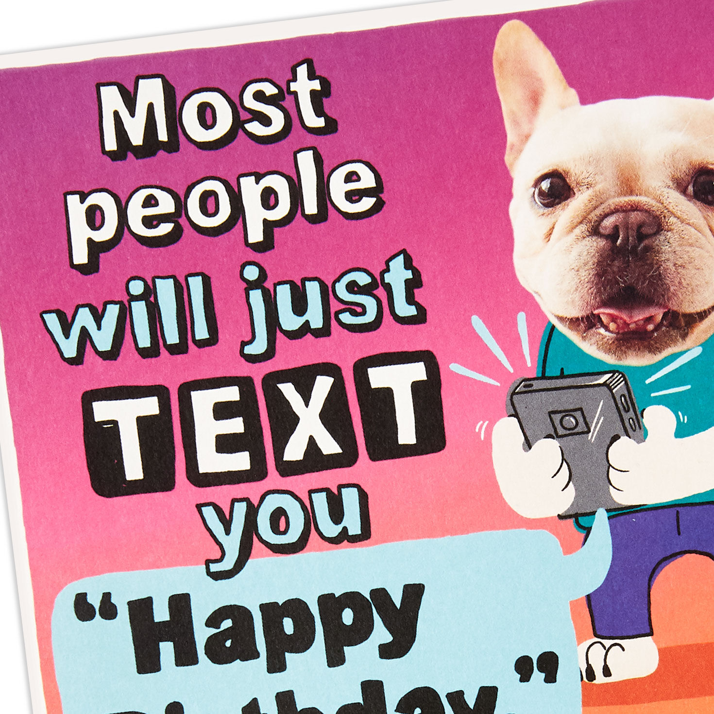 Armpit Farting Bulldog Funny Pop-Up Birthday Card for only USD 4.59 | Hallmark