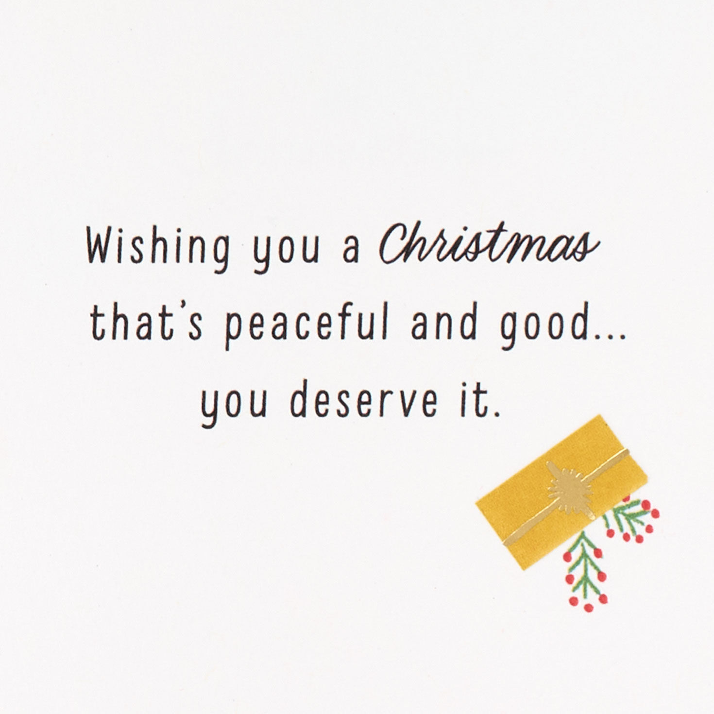 Cozy Stockings and Fireplace Christmas Card Sentiment image number 2