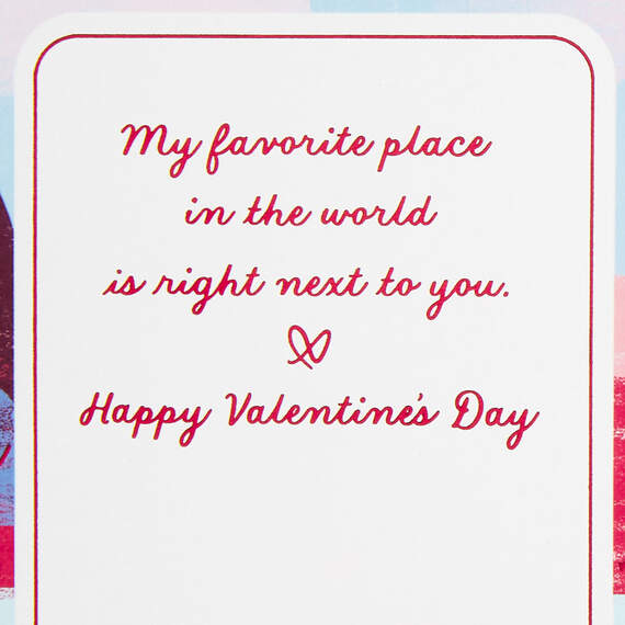 My Favorite Place Is Next to You 3D Pop-Up Valentine's Day Card, , large image number 4
