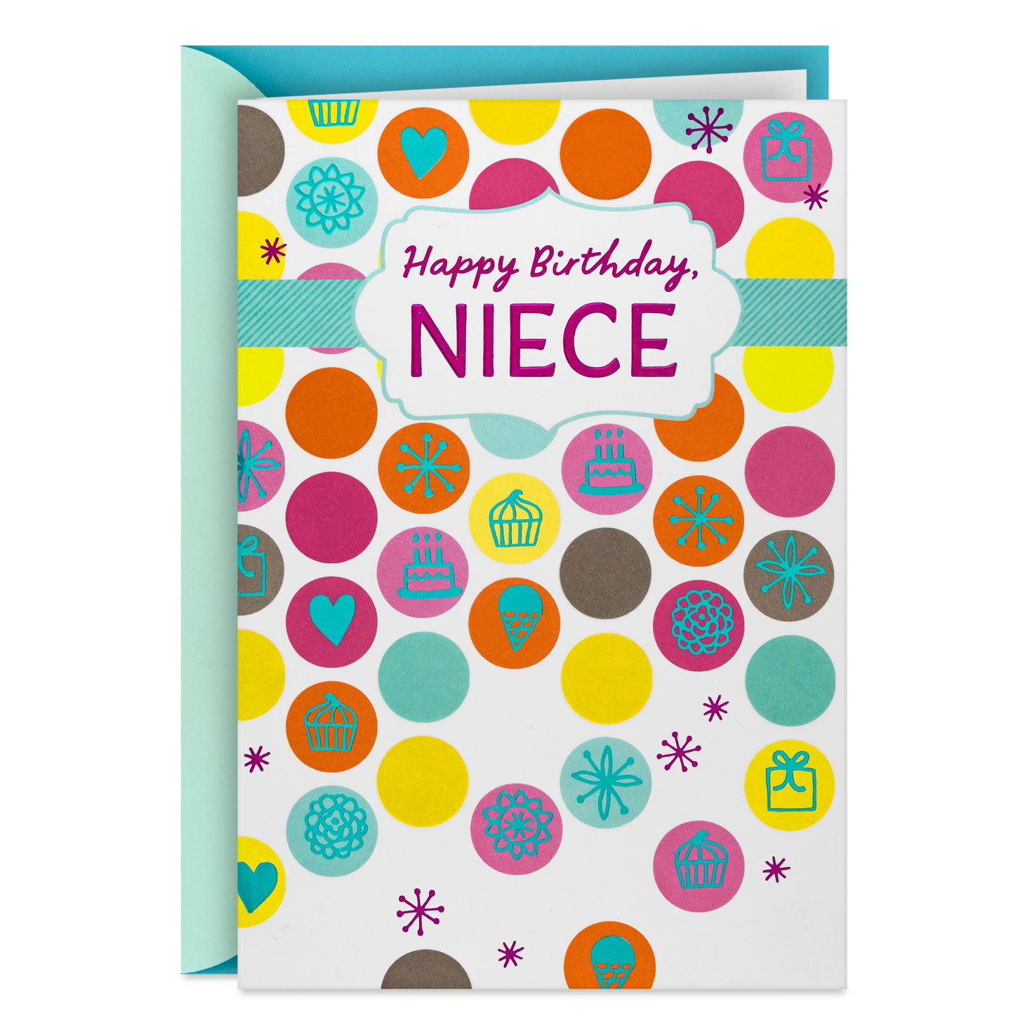 Celebrating Wonderful You Birthday Card for Niece