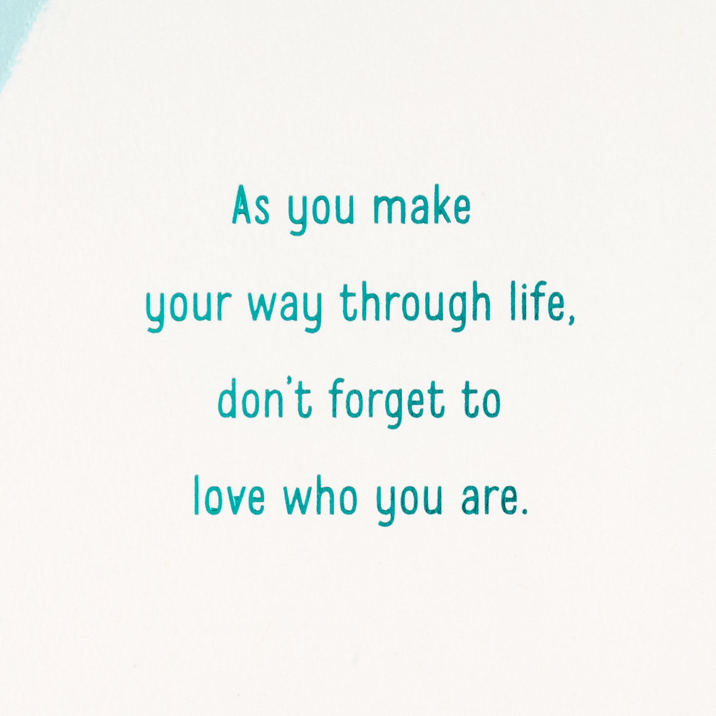 Mint Green Globe with Mortarboard Graduation Card for Niece Sentiment image number 2