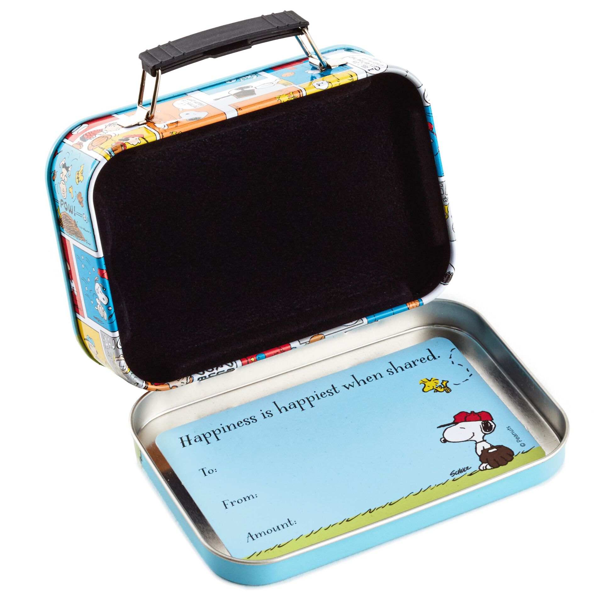 Peanuts® Gang Baseball Gift Card Holder Tin Gift Card Holders Hallmark