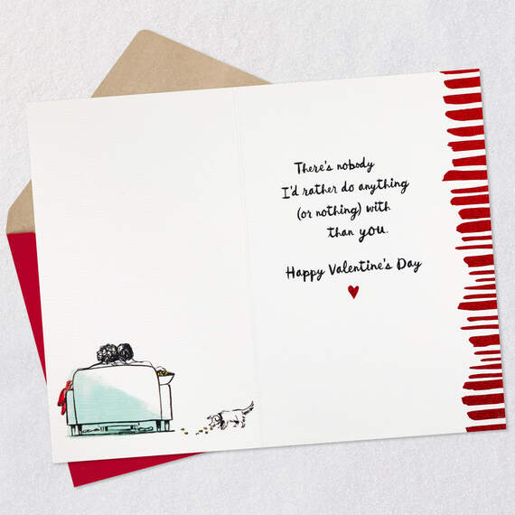 I Love Spending Time With You Romantic Valentine's Day Card, , large image number 3