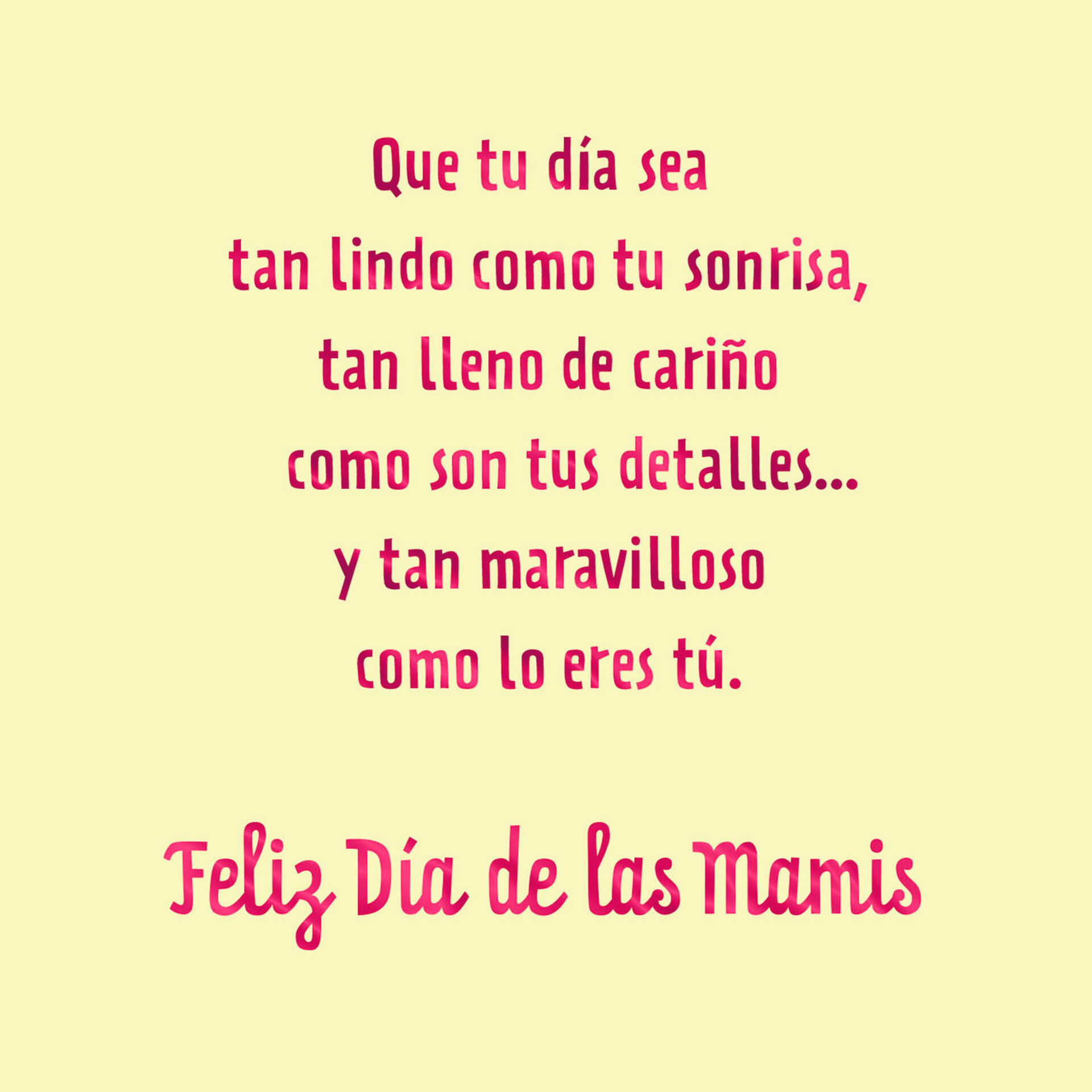 Watering Can SpanishLanguage Mother's Day Card for Aunt Greeting