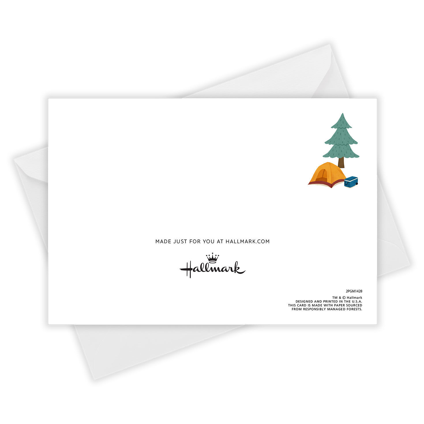 Personalized Illustrated Camping Scene Photo Card, , large image number 5