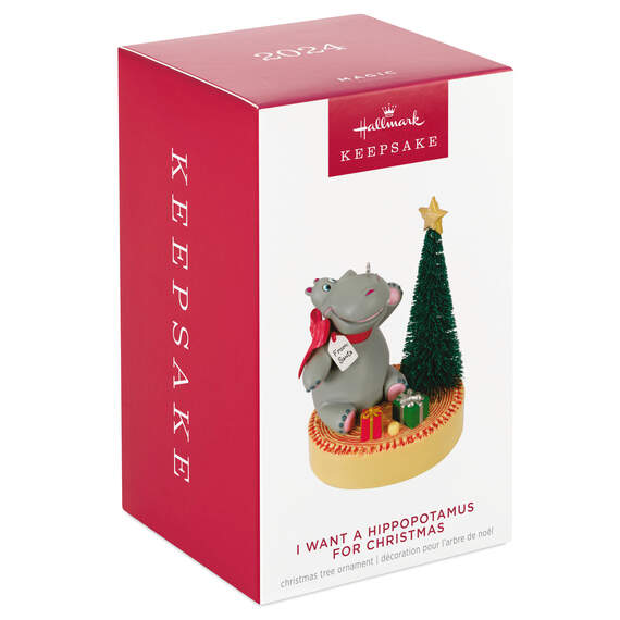 I Want a Hippopotamus for Christmas Musical Ornament, , large image number 6