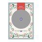 Folk Art Wreath Flat Christmas Photo Card, , large image number 5