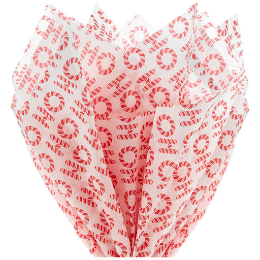 Peppermint Scented Ho Ho Ho Print Tissue Paper, 4 sheets, 