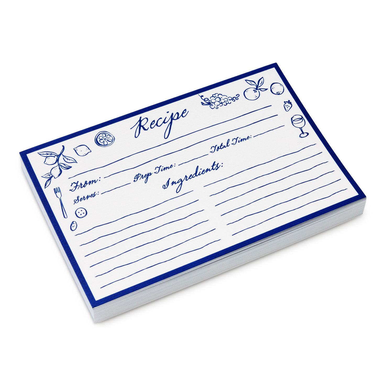 Food for the Table Recipe Cards, Pack of 36