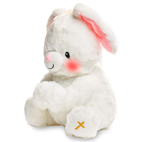 Paws for Prayer Bunny Stuffed Animal With Music and Light, 10" H, , large image number 3