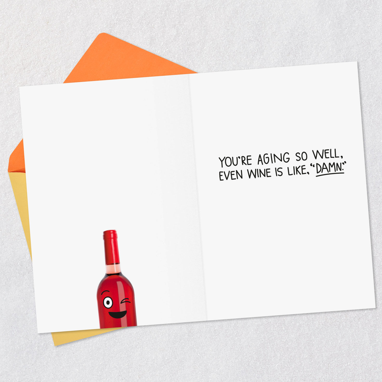 Aging Better Than Wine Funny Birthday Card for only USD 3.99 | Hallmark