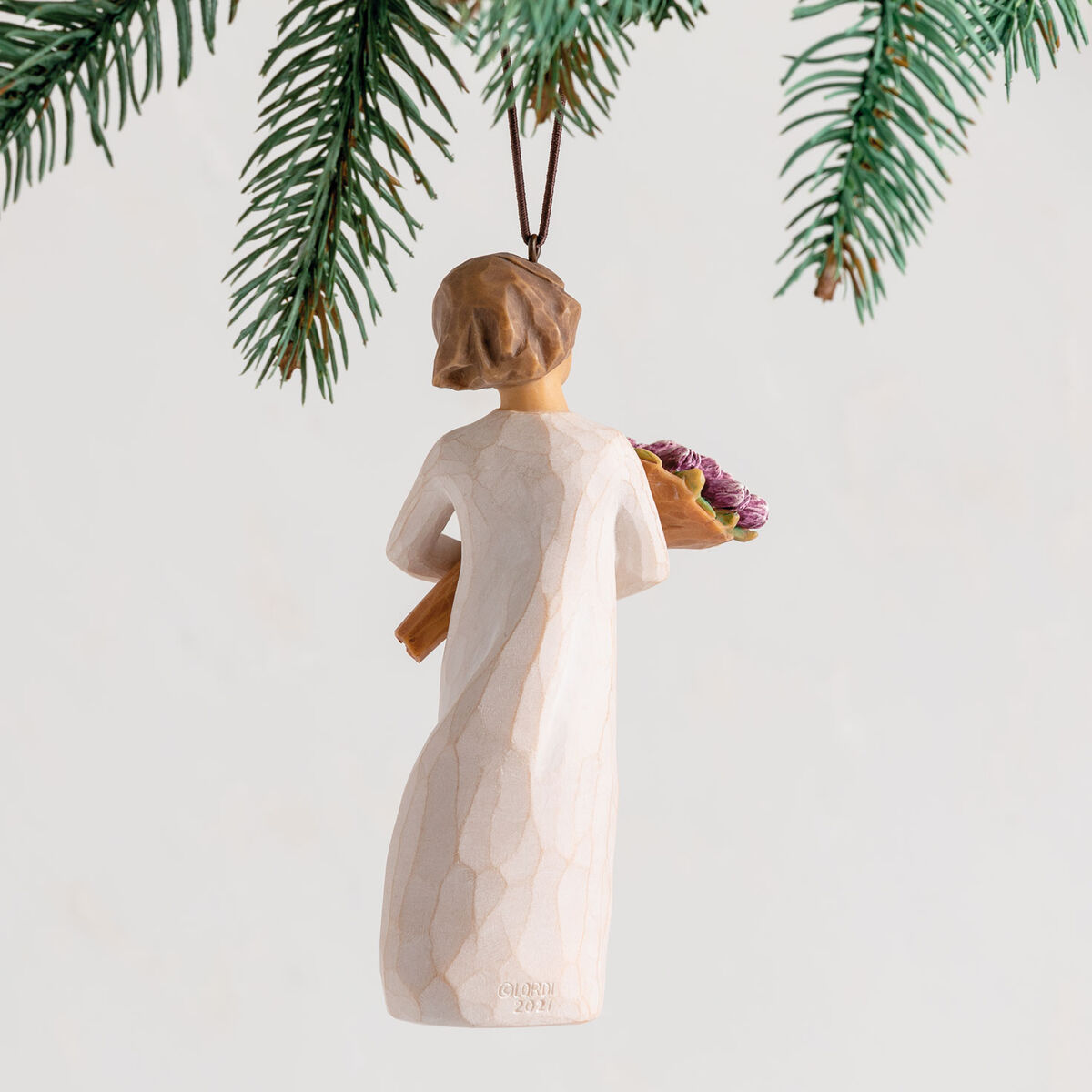 Willow Tree Surprise Tulip Bouquet Figurine Ornament, 4" H Specialty