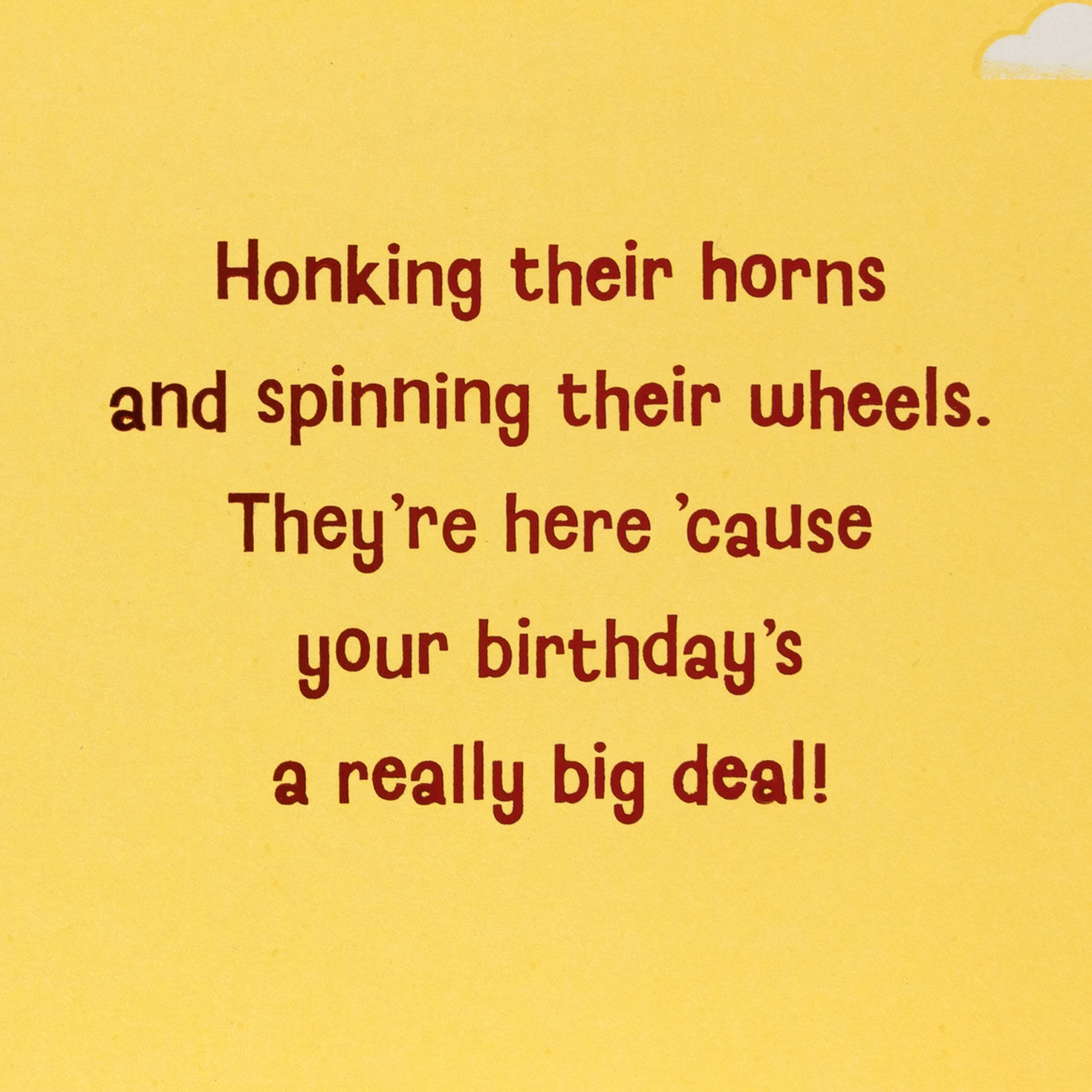 Cake and Animals in Trucks 4th Birthday Card for Boys Sentiment image number 3