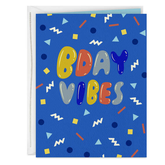 Bday Vibes Birthday Card