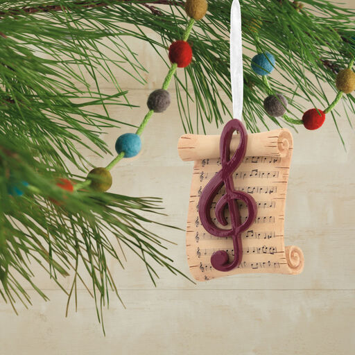 Sheet Music Hallmark Ornament, 
