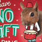 Little Drummer Squirrel Funny Pop-Up Money Holder Christmas Card, , large image number 4