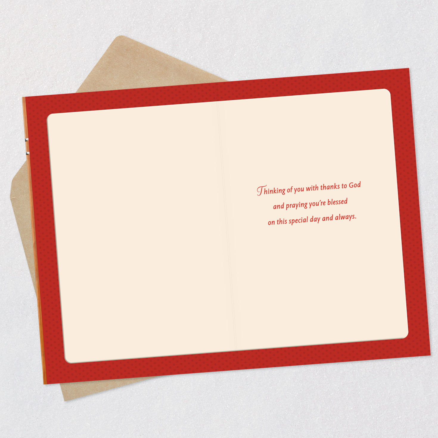 A Blessing for You Religious Thanksgiving Card, , large image number 3