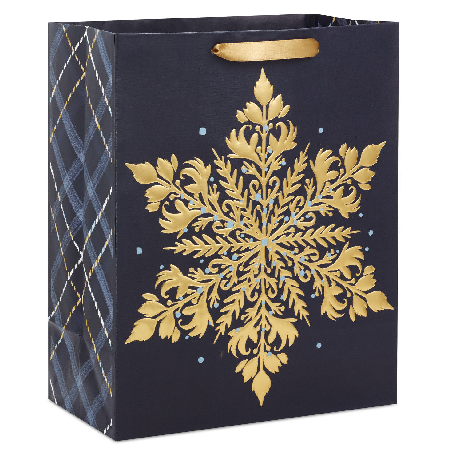 13" Elegant Gold Snowflake Large Holiday Gift Bag for only USD 4.99 | Hallmark