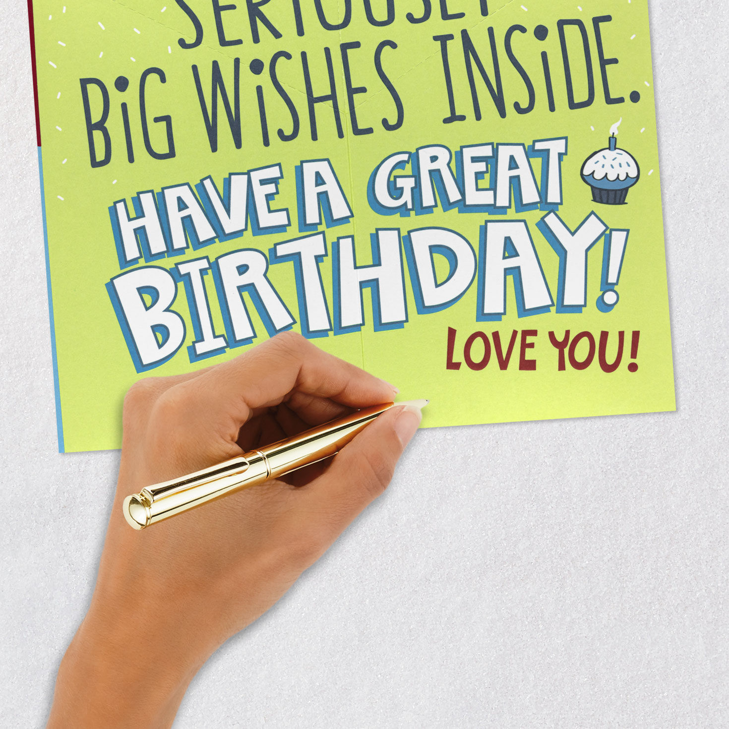 Boy Activities Pop-Up Birthday Card for Grandson signing card image number 5