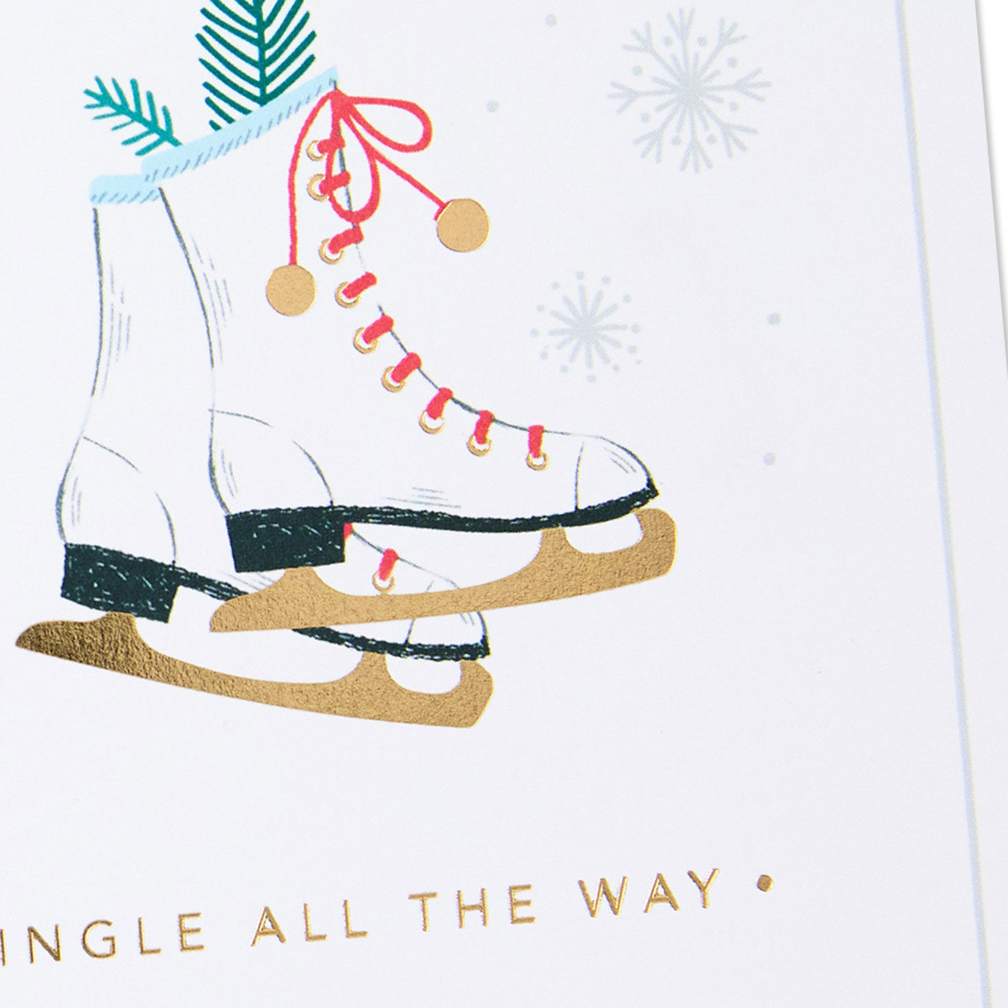Ice Skates With Jingle Bells Packaged Christmas Cards, Set of 5 for only USD 5.00 | Hallmark