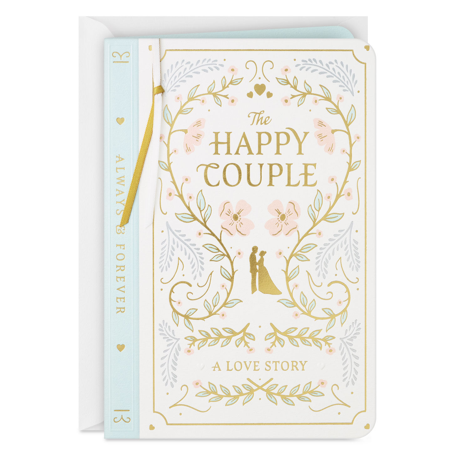 Happiness in Every Chapter to Come Wedding Card