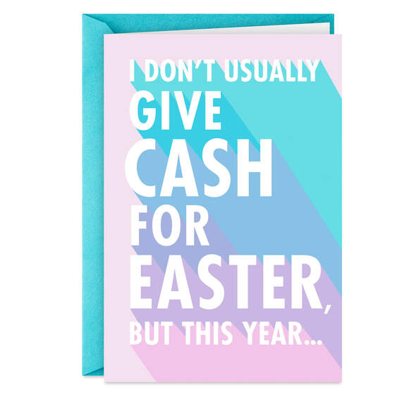 Cash for Easter Funny Easter Card, , large image number 1
