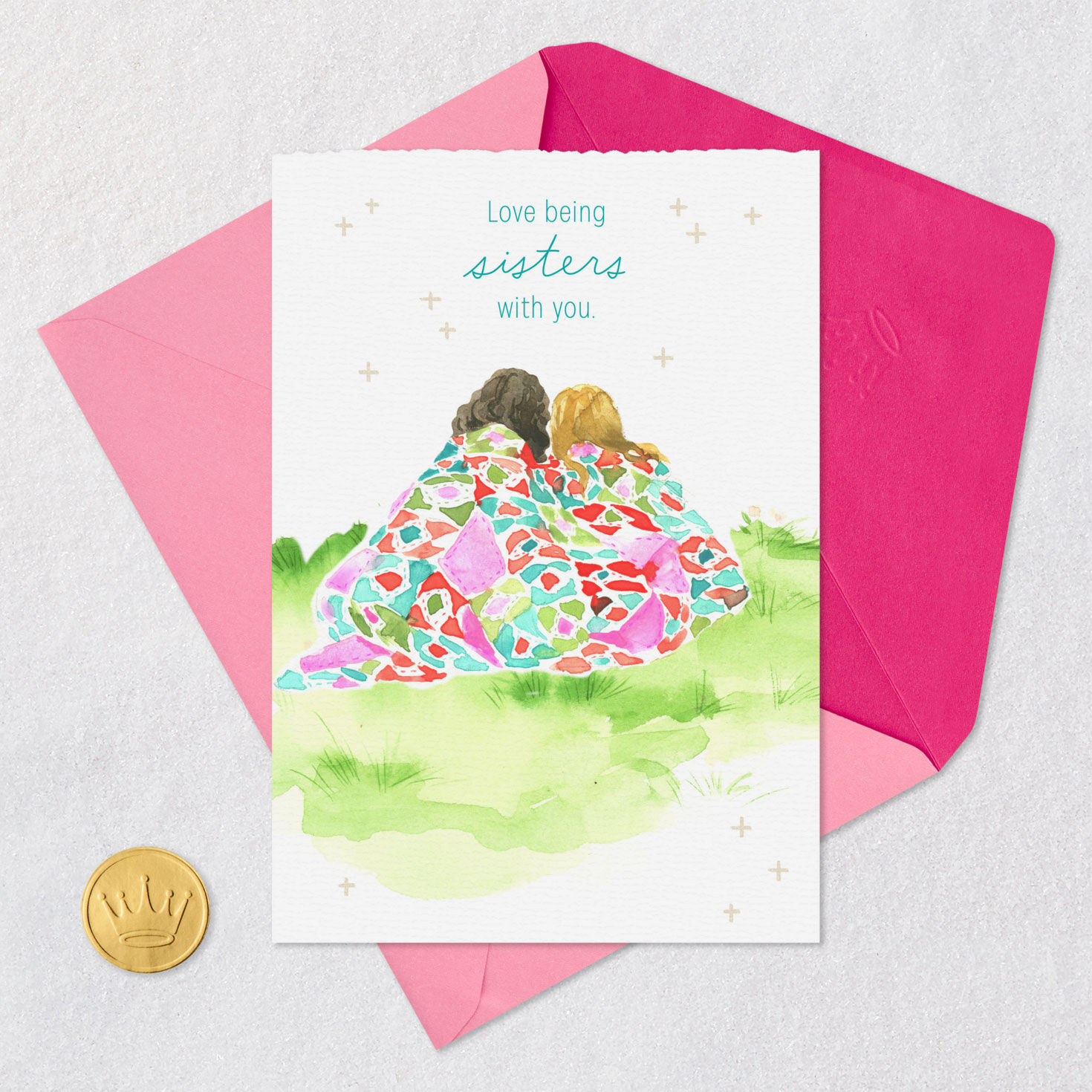 Love Being Sisters With You Birthday Card for only USD 3.99 | Hallmark