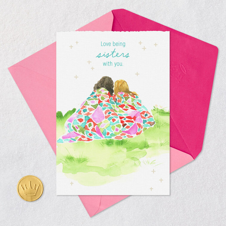Love Being Sisters With You Birthday Card, , large image number 6
