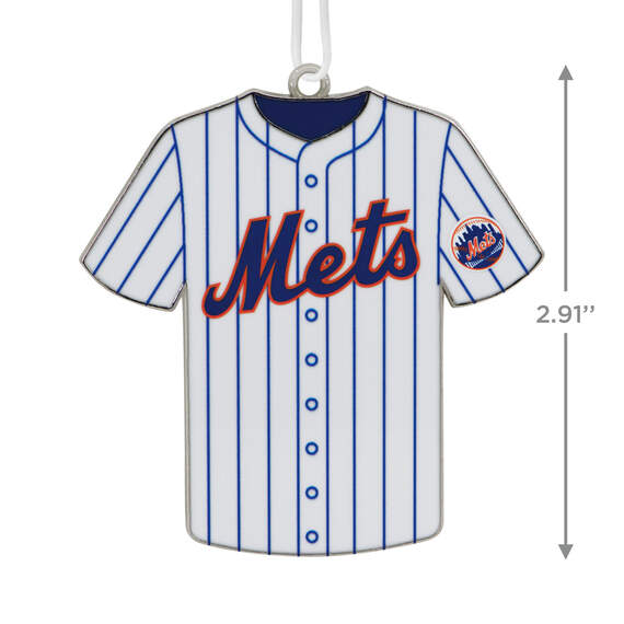MLB New York Mets™ Baseball Jersey Metal Hallmark Ornament, , large image number 3