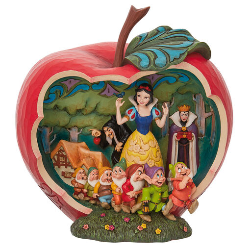 Jim Shore Disney Snow White Apple Scene Figurine, 8", 