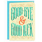 16" Good Luck Jumbo Goodbye Card, , large image number 1