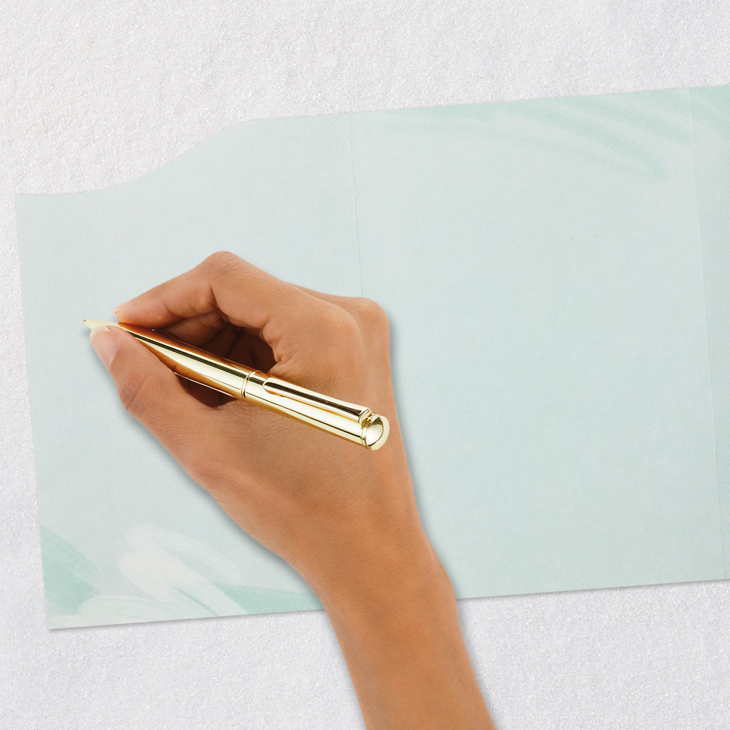 Abstract Navy and Gold Husband Birthday Card Signing card image number 7