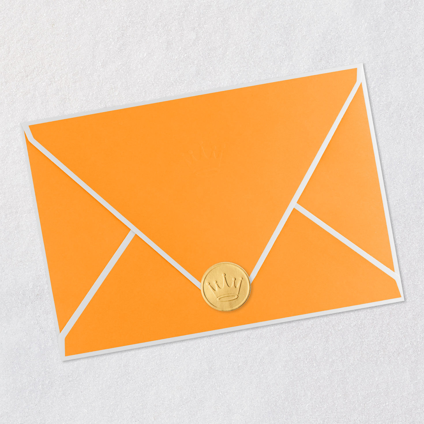 Ghost Latte Halloween Pop-Up Card Envelope Back with Seal image number 7