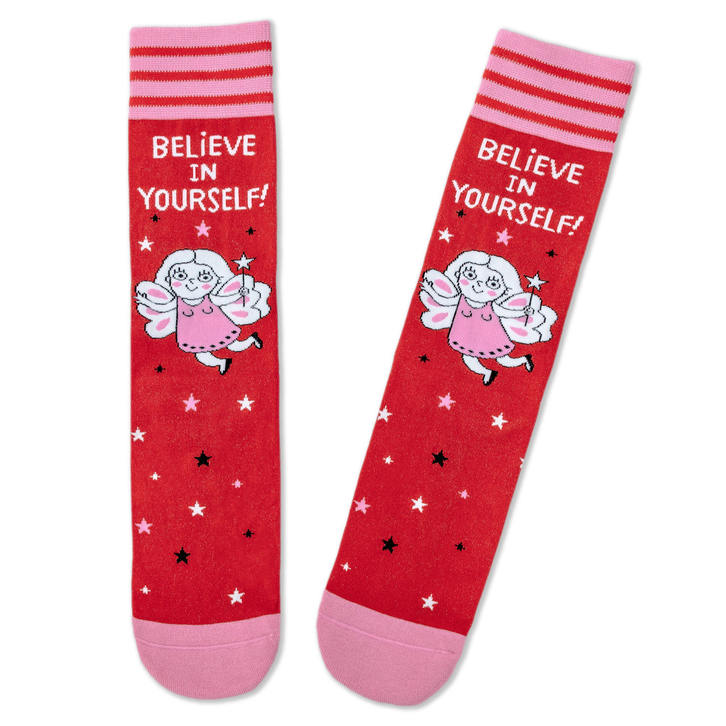 Believe in Yourself Novelty Crew Socks