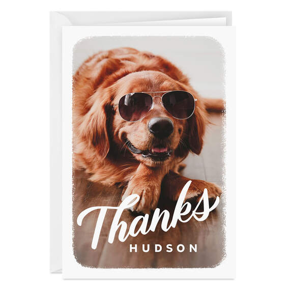 Personalized Full Photo Thank-You Card