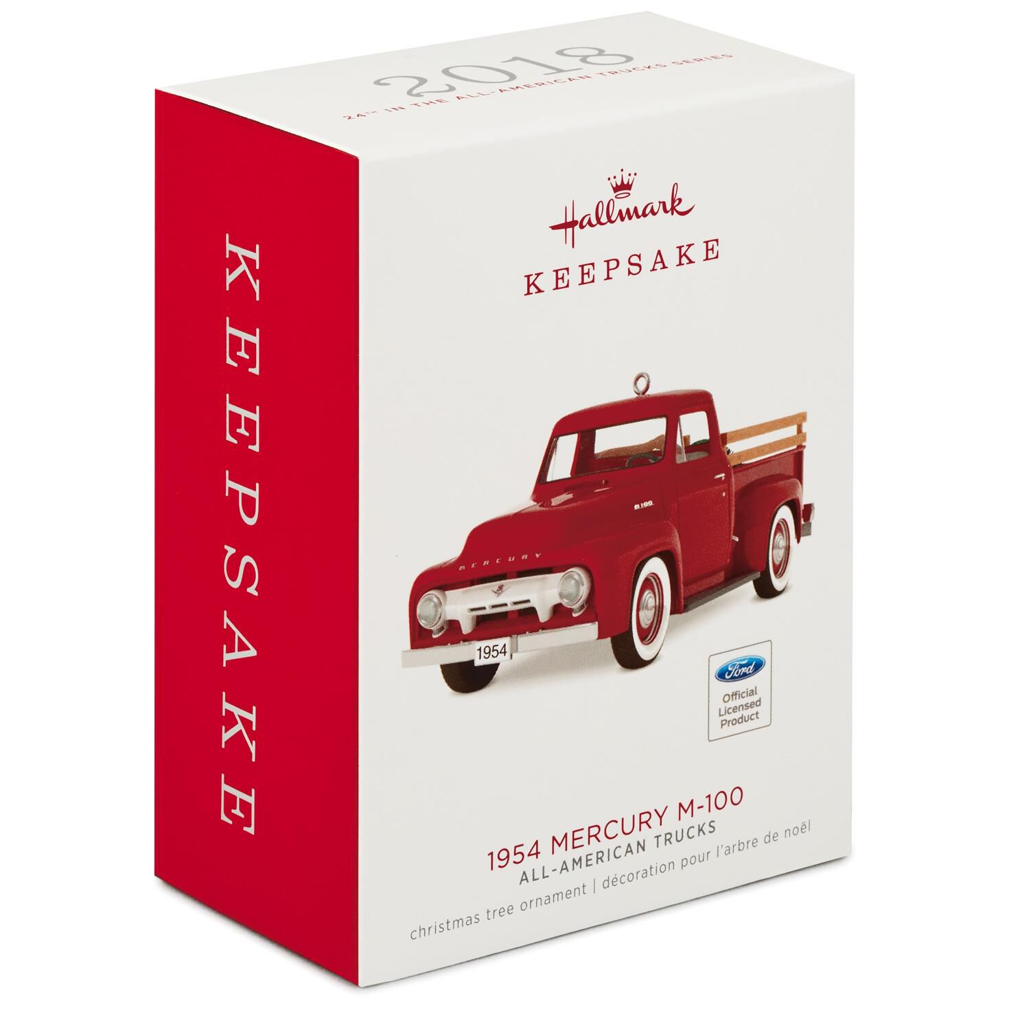 2018 All-American Trucks 1954 Mercury M-100 Metal Ornament, , large image number 3