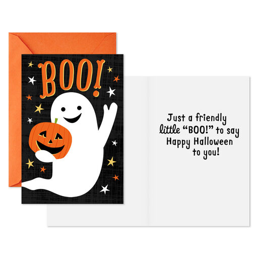 A Friendly Little Boo Halloween Note Cards, Pack of 6, 