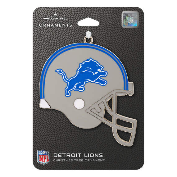 NFL Detroit Lions Football Helmet Metal Hallmark Ornament, , large image number 4