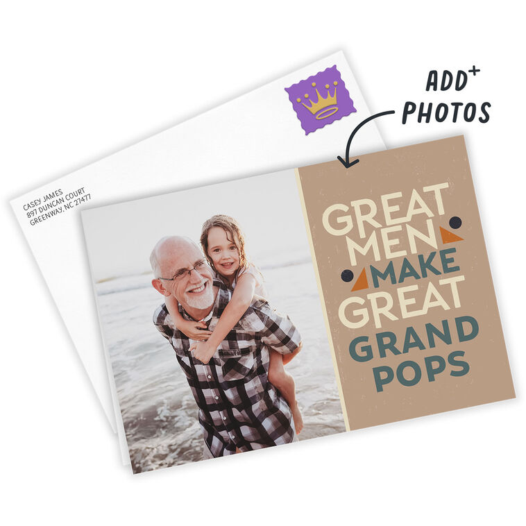Men For Card Personalized Great Men Photo Card - Greeting Cards | Hallmark