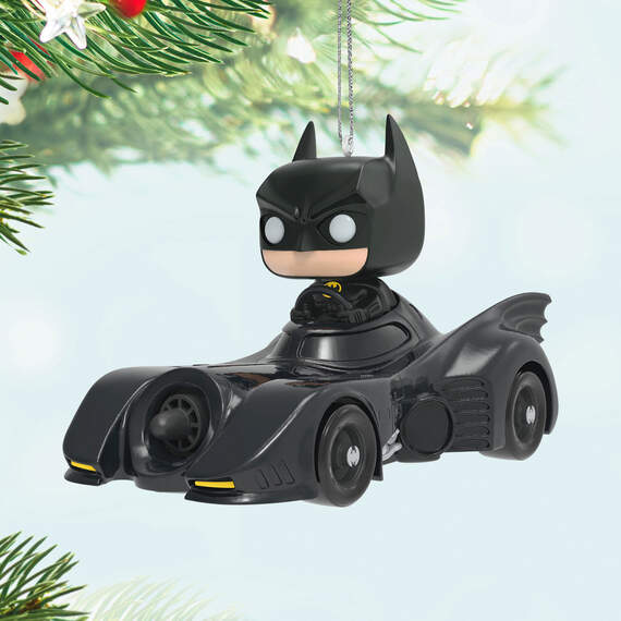 DC™ 1989 Batman™ in His Batmobile™ Funko POP!® Ornament, , large image number 2