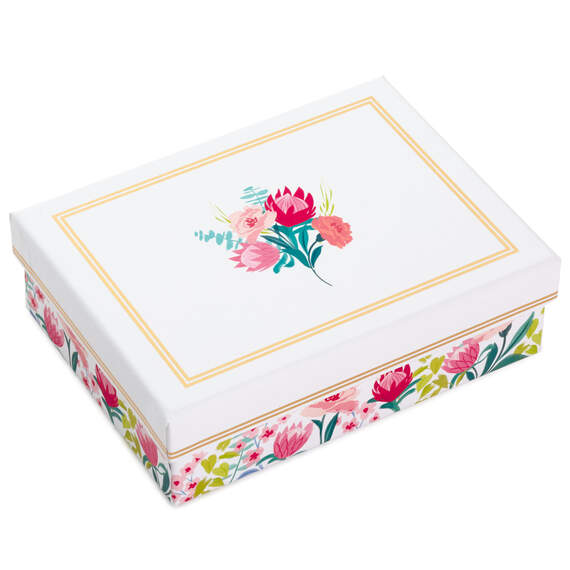 Pretty Floral Assorted Blank Thank-You Notes, Box of 24