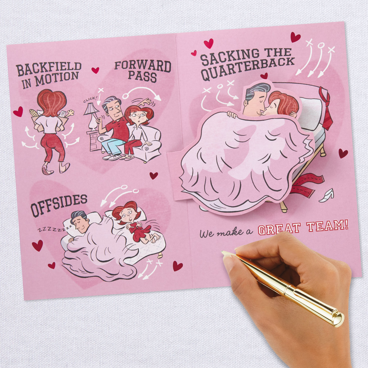 Marriage is Like Football Funny Pop-Up Valentine's Day Card for only USD 5.59 | Hallmark