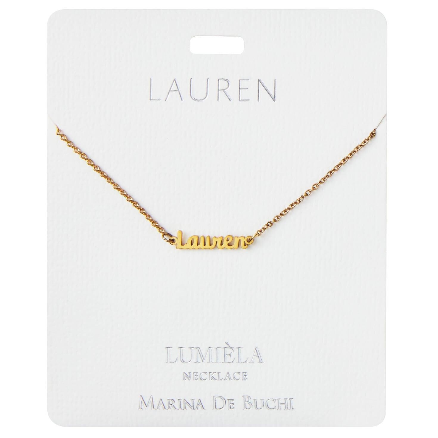 Leah Script Name Necklace, 20 