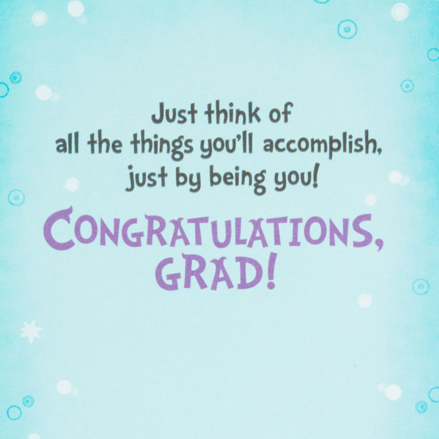 Dr Seuss Oh, the Places You'll Go Graduation Card sentiment image number 3