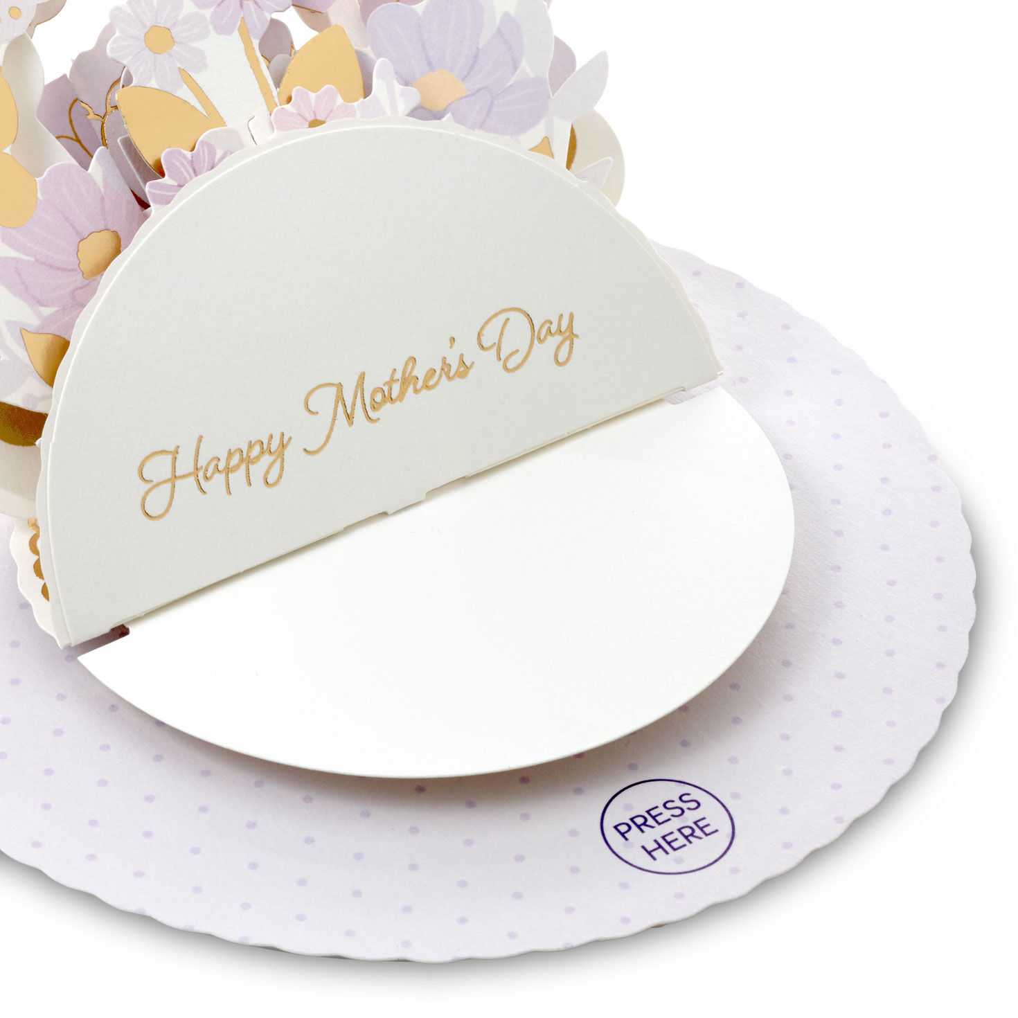 Butterfly Bouquet Musical Pop-Up Mother's Day Card Sentiment  image number 3