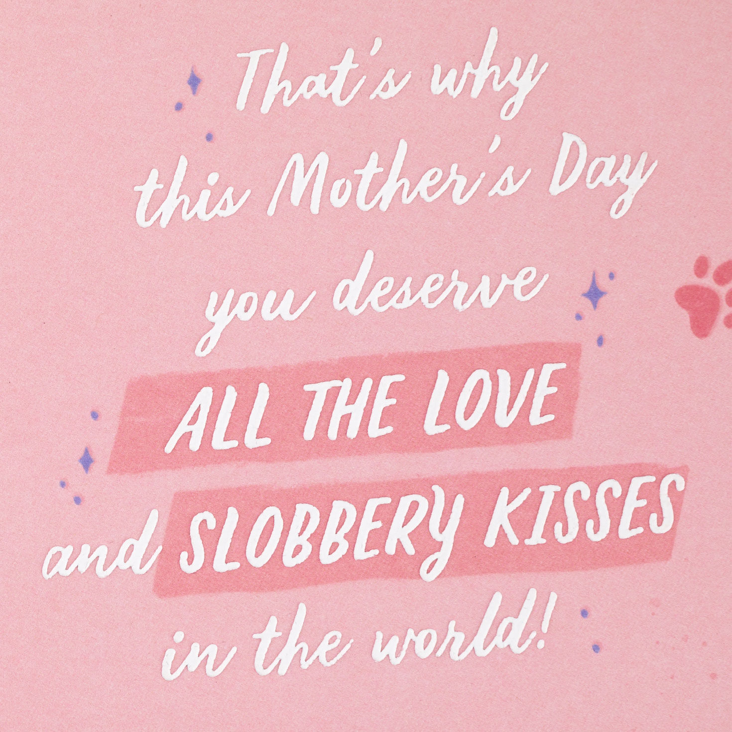 Love and Slobbery Kisses Mother's Day Card From the Dog, , large image number 2