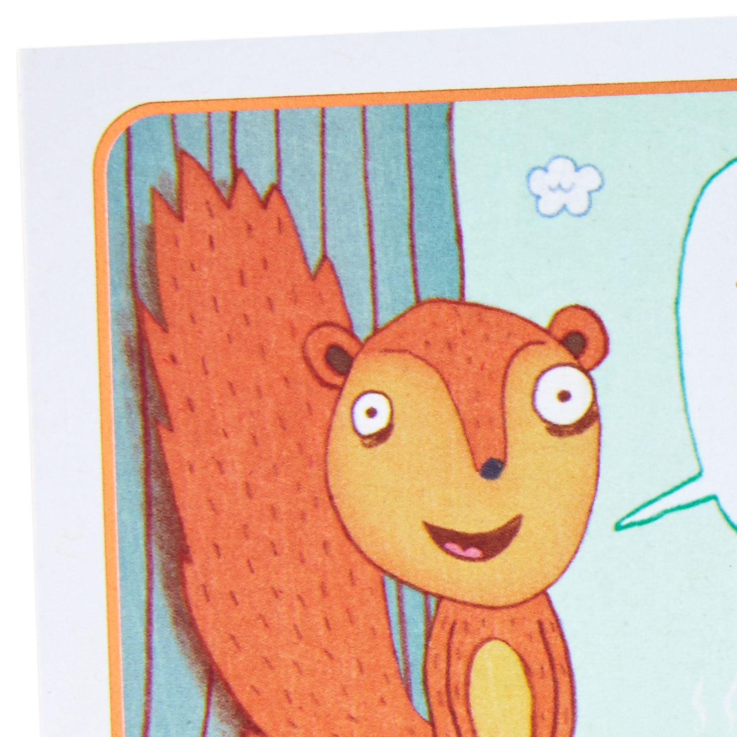 Squirrel in Tree Funny Love Card Card Front Detail image number 4