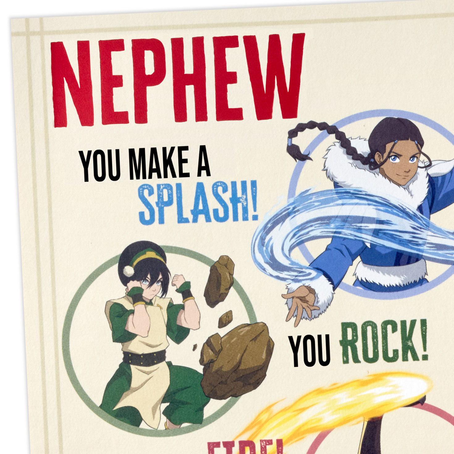 Avatar: The Last Airbender&trade; Pop Up Birthday Card for Nephew, , large image number 4